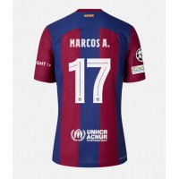Barcelona Marcos Alonso #17 Hemmatröja 2023-24 Korta ärmar